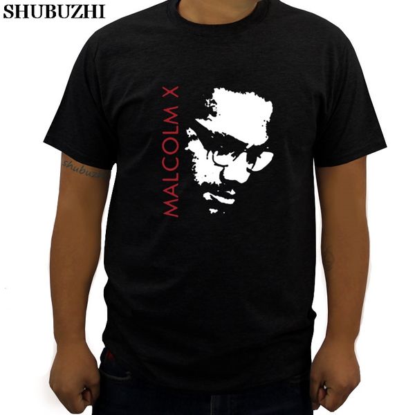 

cotton tshirt men new malcolm x t-shirt black history black lives matter black panthers male t-shirts fashion summer clothes