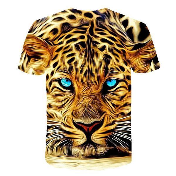 

3d animal 3d tiger king print designed stylish colorful summer o collar 3d print shirts hentai horror graphic men clothing