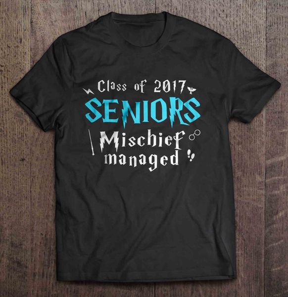 

men t shirt class of 2017 seniors mischief managed(1) women t-shirt