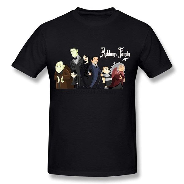 

bllto мужской черного generic хлопок семейка аддамс anime t-shirt