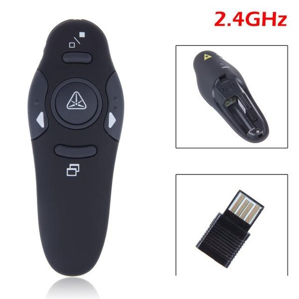 

controls protable wireless remote control powerpoint presentation presenter pen usb remote control page for rotating ppt laser pointers