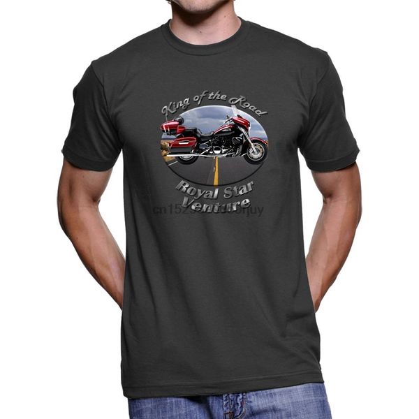 

royal star venture king of the road men dark t shirt