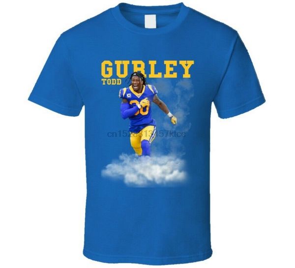 

todd gurley football fan t-shirt summer style tee shirt for men women tshirt