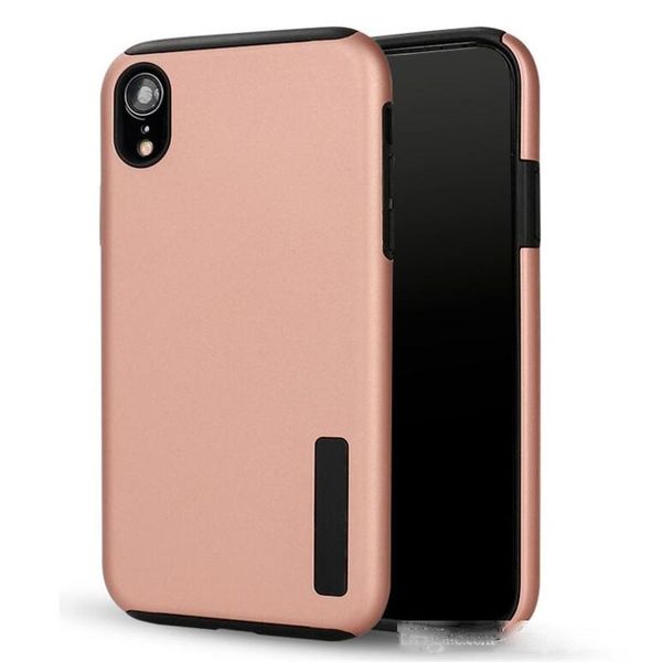 

2 in 1 phone case tpu pc armor protect cover for iphone xs max x xr 8 7 6s 6 plus case s10