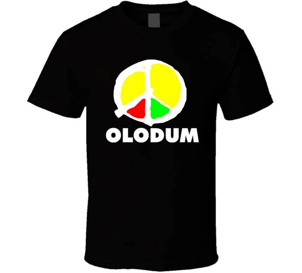 

olodum brazil music retro peace shirt black white tshirt men's summer o-neck tee shirt