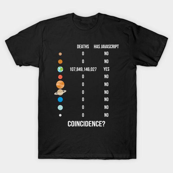 

men t-shirt funny javascript gift for a programmer tshirt women t shirt