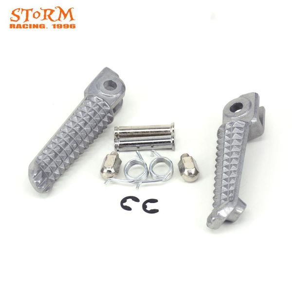 

motorcycle front foot pegs footrest pedals aluminum for yzf r1 1998-2014 yzf r6 1999-2012 r6s 2003 04 05 06 07 2008
