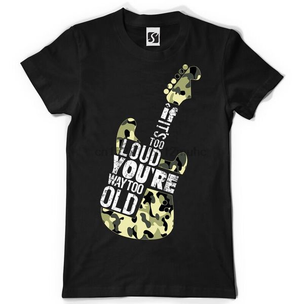 

эксклюзив мужская футболка - гитара way too old design (sb488