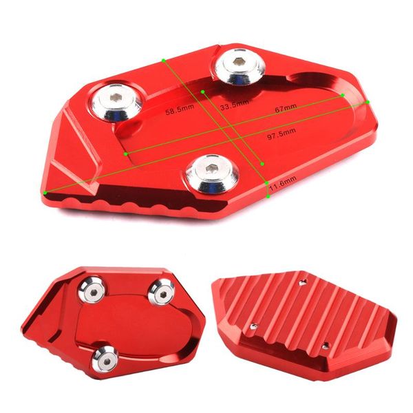 

falling protection accessories for r25 r3 mt03 motorcycle kickstand foot side stand extension pad support plate enlarge