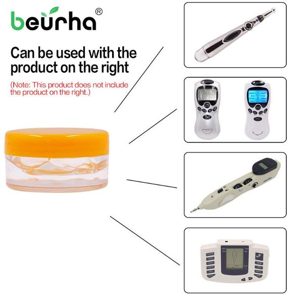 

2pcs masaage pen проводящий проводящее тело ультразвуковой ультразвук cooling электрический массаж ems trainning стимул усиливающий гель
