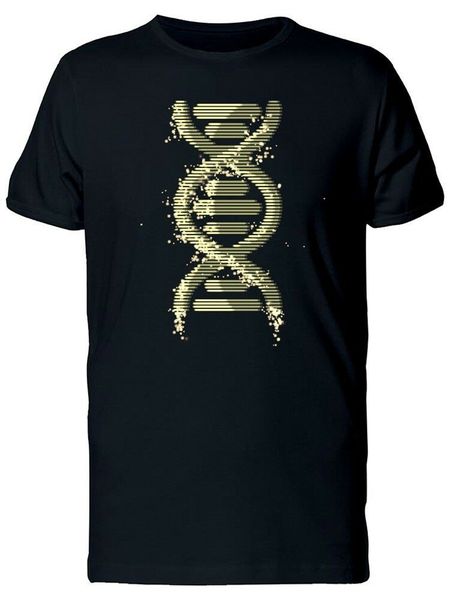 

futuristic dna line art men's tee -image by adults casual tee shirt
