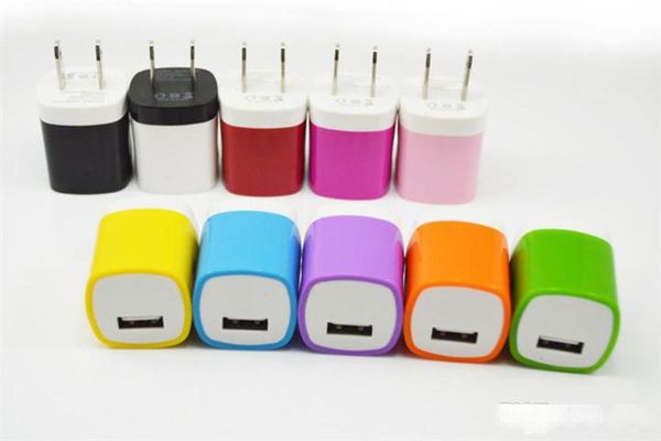 

usb us plug full 1a ac power adapter wall charger home chargers for samsung s7 iphone 6 6plus htc lg tablet smartphone