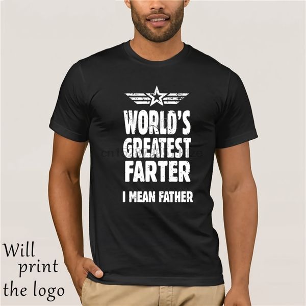 

новые мужчины 2017 года мода день отца идеи подарков тенниска mens world greatest пердун i mean отец топ tee shirt забавный папа папа