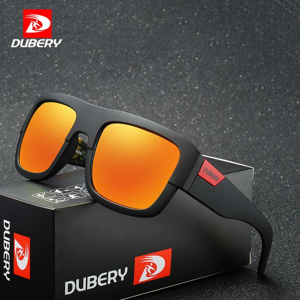 

dubery brand design polarized black sunglasses men's shades women male sun glasses for men retro designer oculos, White;black