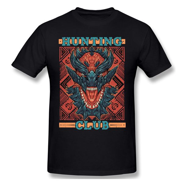 

охотничий клуб glavenus t-shirt men basic tee shirt забавный дизайн монстр охотник arpg ps4 game player streetwear распечатать homme вверх