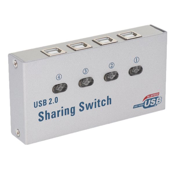 

usb 2.0 auto sharing селекторы переключатель kvm принтер 4 port hub для пк сканер