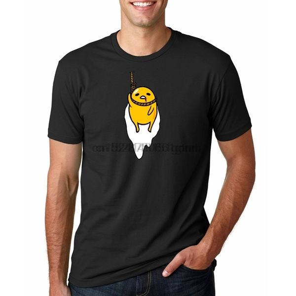 

funny cute gudetama lazy egg yolk print t shirt men summer fashion japanese cartoon tshirt tee males casual t-shirts