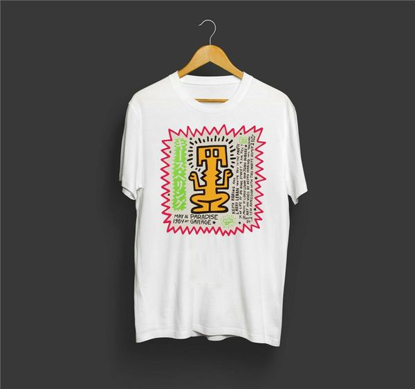 

vintage paradise haring tee t-shirt size s m l xl 2xl tee tshirt tee shirt