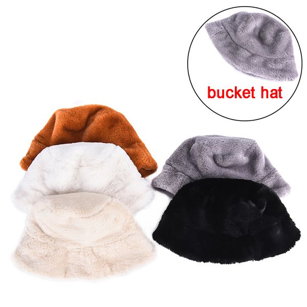 

winter hat bucket hat для женщин девушки моды твердой утолщенных мягкой теплой cap рыбалка открытого отпуск hat cap lady панамы 2020