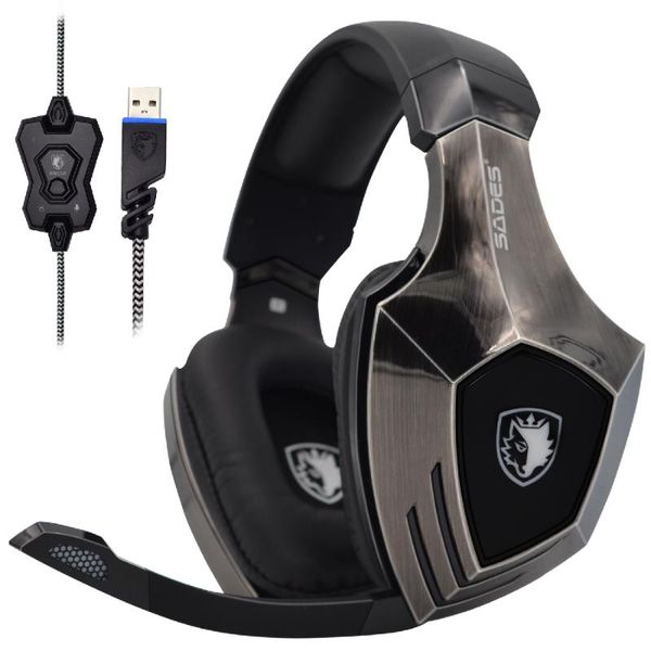 

a60 gaming headset usb virtual 7.1 wired headphones deep bass vibration casque headphone with microphone for gamer headphones