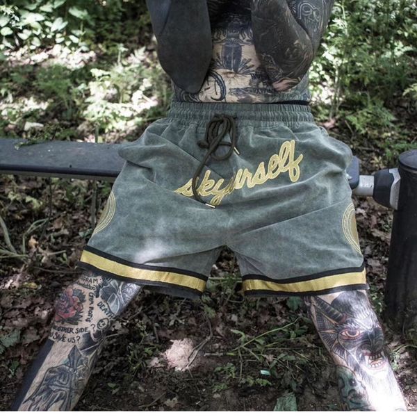 

20SS Army Project Basketball Shorts Washed Sport Shorts Summer Vacation Elastic Waist Outdoor Street Short Pants Drawstring Pant HFYMKZ245