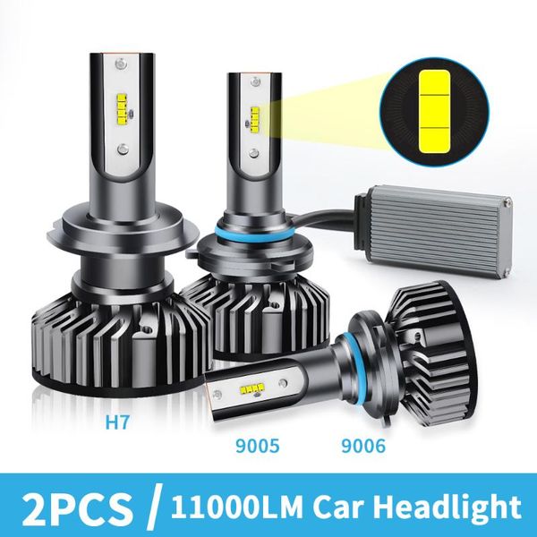 

super bright h7 mini led headlight bulbs h4 h1 h11 h8 h9 9005 3 h10 9006 4 9012 hir2 hi-lo beam auto headlamp light canbus