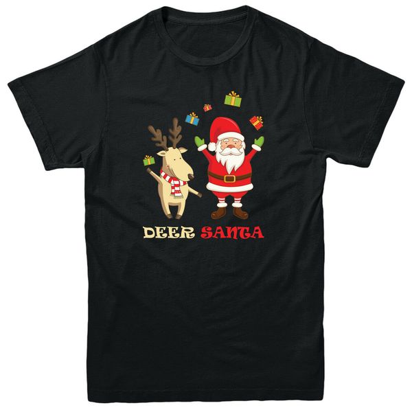 

reindeer santa xmas t shirt men women christmas festive gift,funny ugly jumper day prancer new funny cotton tee shirt