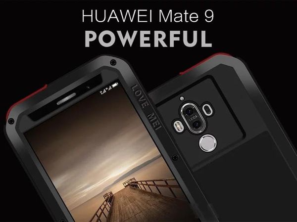 

for huawei mate 9 love mei powerful aluminum alloy colorful full protective case with retail package