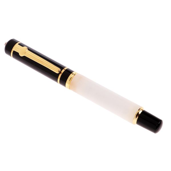 

chinese porcelain with metal golden design mediun roller ballpoint pen, Blue;orange