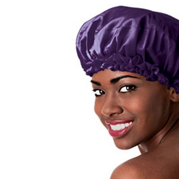 

shower caps sleeping hat night sleep cap hair care satin bonnet nightcap for women men jan88