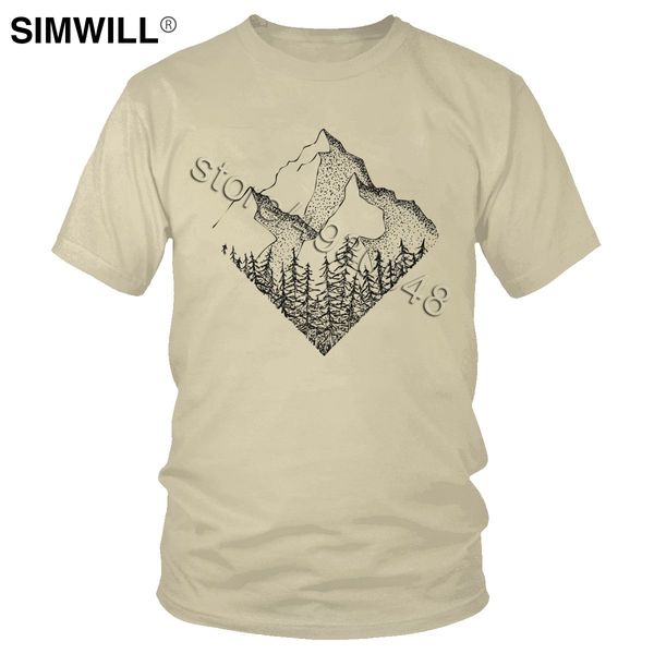 

the diamond range t shirt men short sleeve cotton national parks tshirt urban fashion t-shirt outdoors mountains hiking tee gift