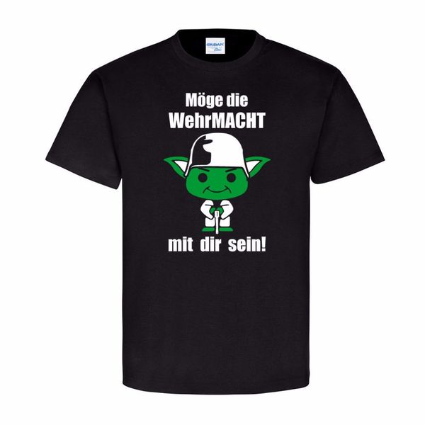 

moge die wehrmacht mit dir sein short brand summer kpop fashion short casually crew neck basic shipping printing casual shirt