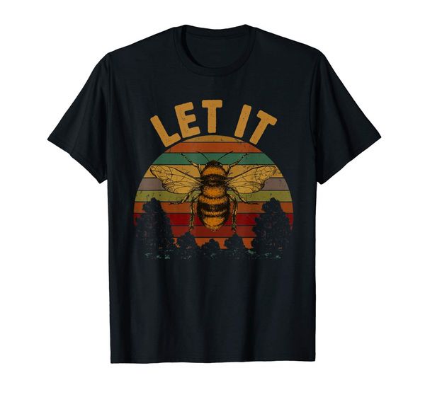 

let it bee рубашка vintage пчеловод подарок для кто любит пчел