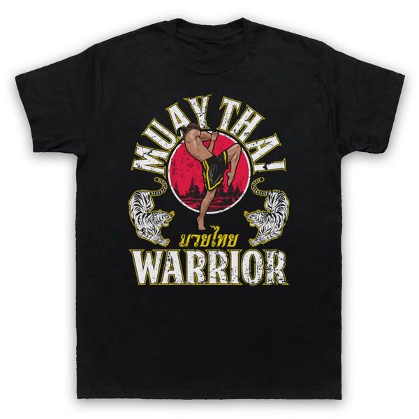 

muay thai warrior martial arts expert mma fight slogan 2019 new fashion short sleeve print tee cool t shirts for men