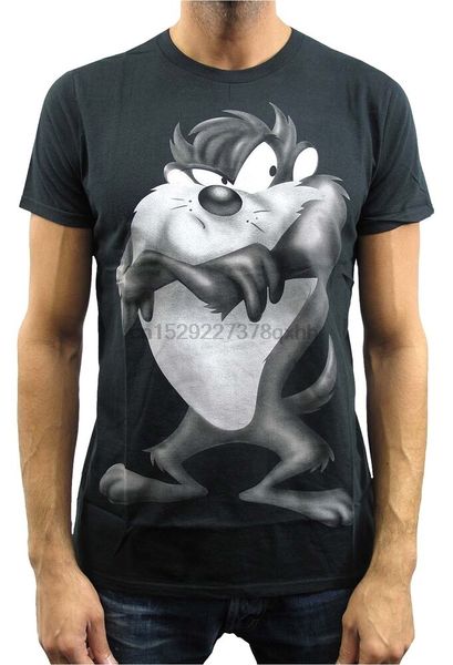 

looney tunes таз arms скрещенного black men t-shirt new