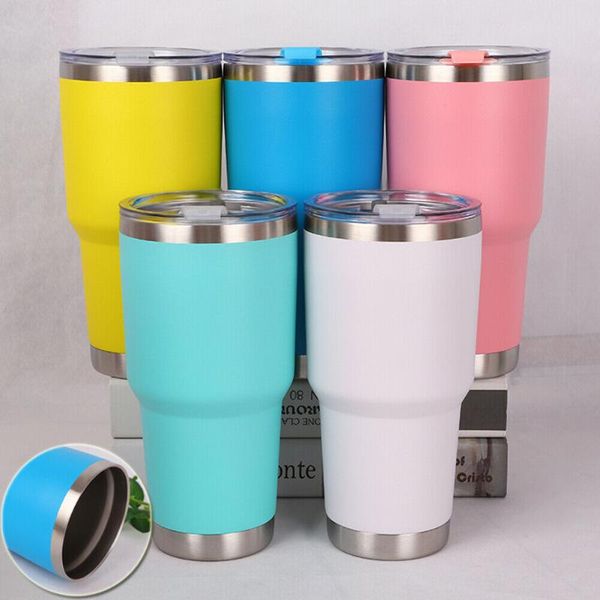 

coffee mug creative stainless steel travel mug double wall vacuum insulated tumbler wide mouth cup 30oz/1000ml 20oz/600ml