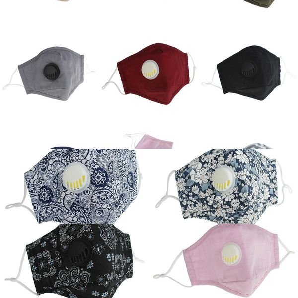 

pm2.5 anti-dust washable reusable face mask 2020 new masks valve protective cotton face ma wydf