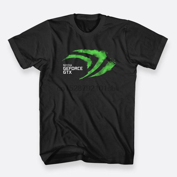 

nvidia geforce gtx gaming graphics card black tee s-3xl men cotton t-shirt printed round men t shirt price tee