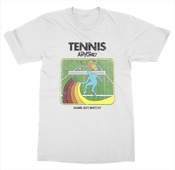 

2019 new men's tennist anyone t-shirt court net game match grand slam love racket sporter service tee shirt