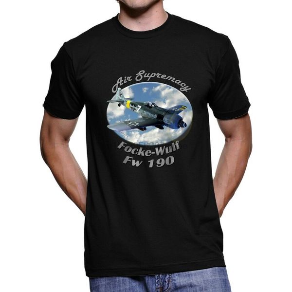 

focke-wulf fw 190 air supremacy men`s dark t-shirt