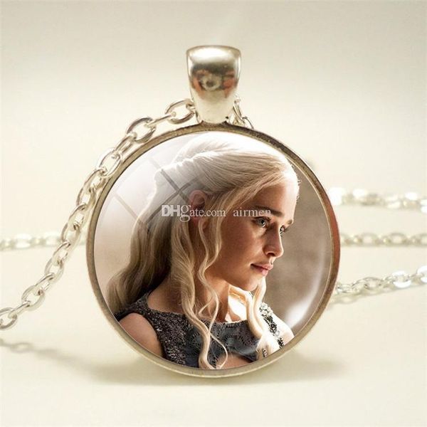 

fashion game of thrones song of ice and fire brooch pendant jon snow necklace winter is coming jewelry man fashion bronze pendant necklace, Black
