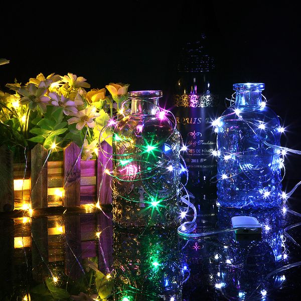 

5m fairy string lights 50 micro starry leds on silvery copper wire for wedding centerpiece party christmas table decor 20pcs/lot