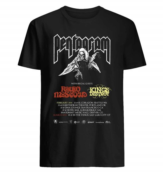 

легендарная-культ-качалка-pentagram-объявить-tshirt-unisex tshirt мужчины женщины unisex