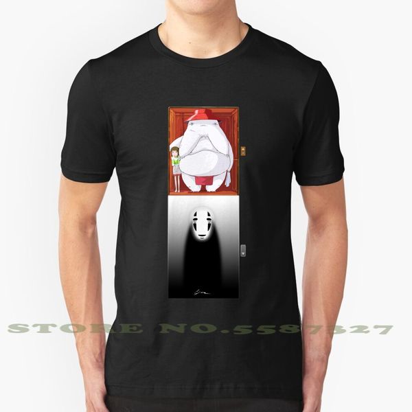 

spirited away - no face summer funny t shirt for men women spirit anime ghibli noface face chihiro haku yubaba kamaji chihiro