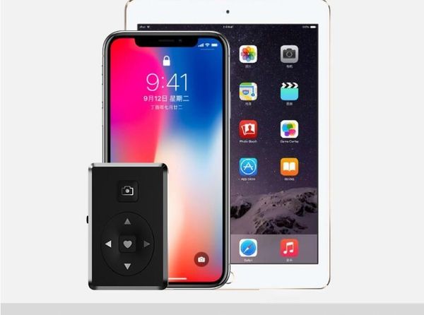 

6 key selfie shutter bluetooth remote control self timer fast camerapage turningtik toklive broadcast for iphone android phones