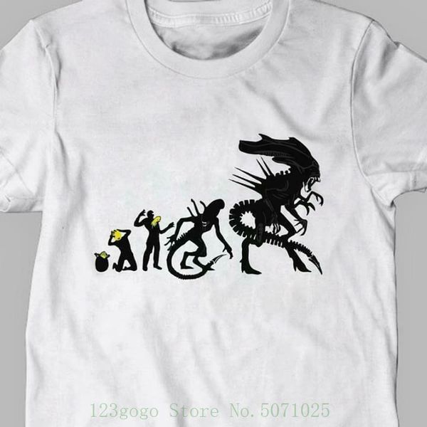 

the evolution of the xenomorph men t shirt cotton s - 6xl short sleeve t-shirt funny print