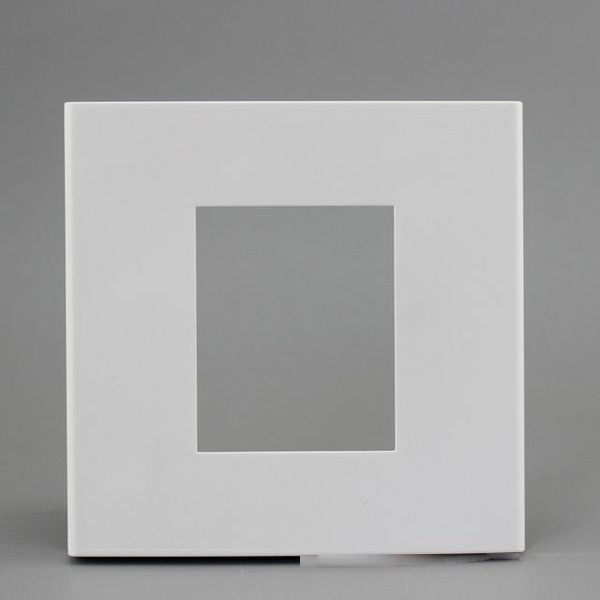 

consumer electronics quality socket 86mm blank wall outlet fit for 2 slots 23x36mm insert vacant faceplate panel