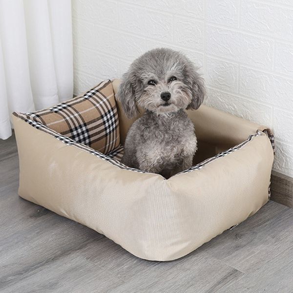 

pet bed mattress dog cat cushion waterproof pad soft mat removable cover pillow kennel dog mat pet puppy cushion
