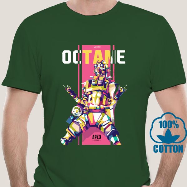 

0302a мужчины тенниску apex легенды octane геометрическая искусство тенниска женщин тенниски