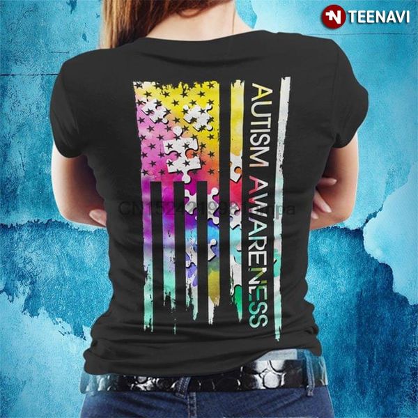 

men t shirt autism awareness american flag women tshirts